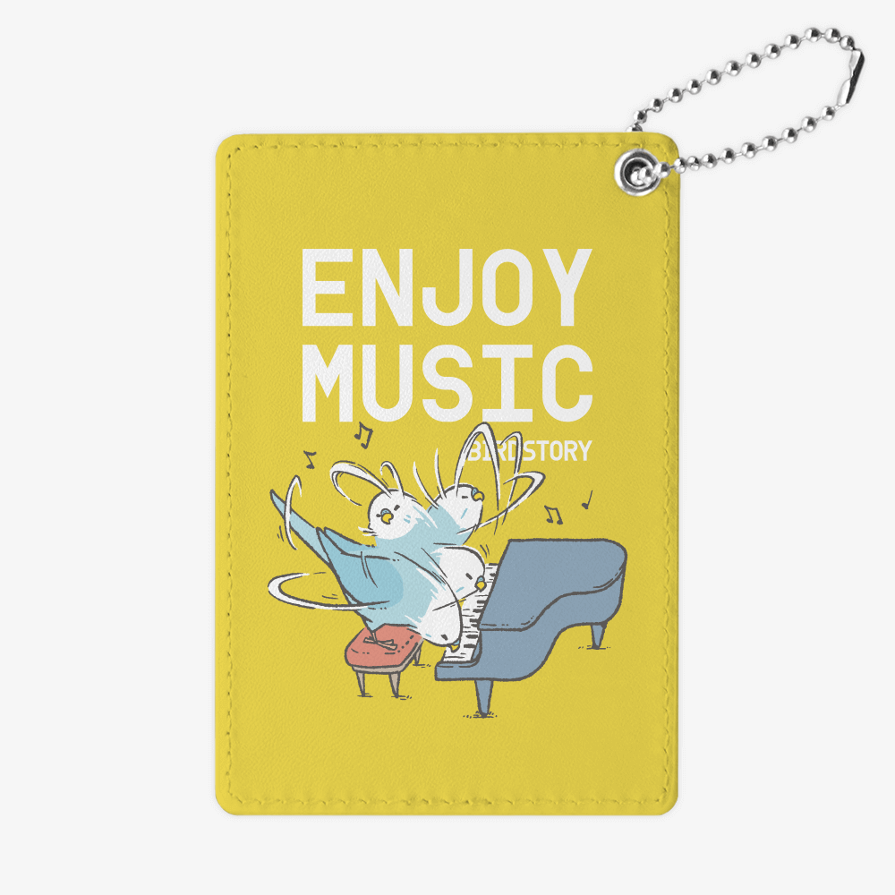 パスケース セキセイインコのピアニスト