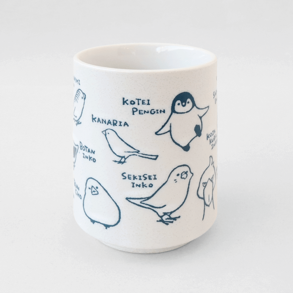 湯呑み 鳥図鑑
