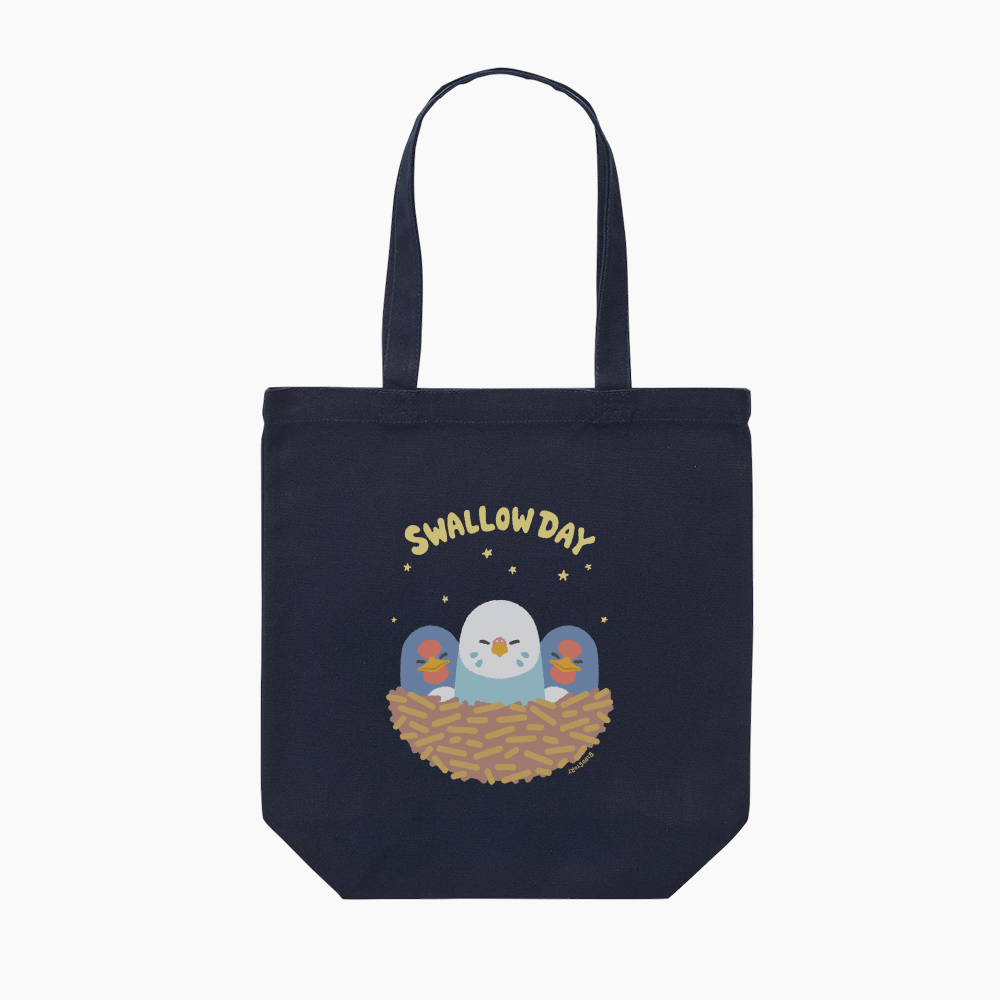 トートバッグ つばめの巣でおやすみ