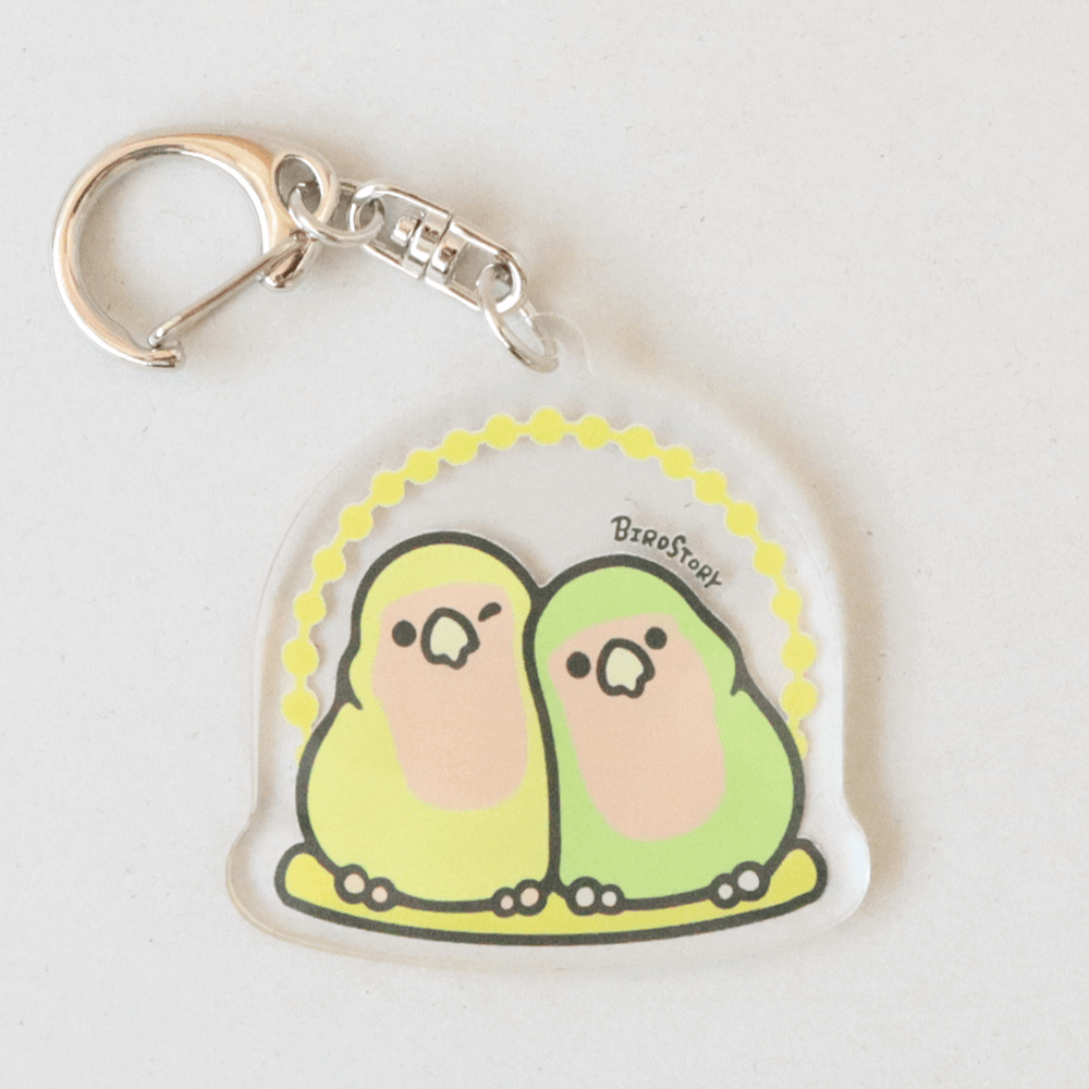 アクリルキーホルダー コザクラインコ